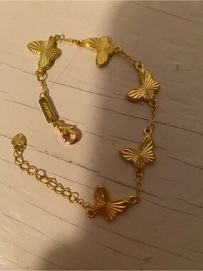 Gold Butterfly Bracelet